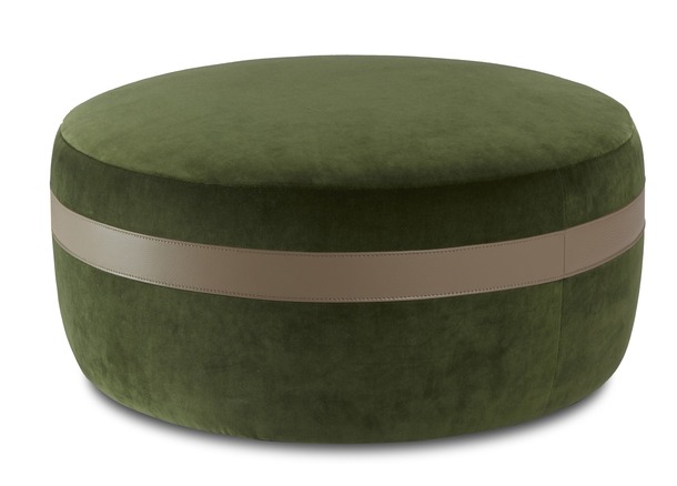 Jori Macaron ronde poef - 2